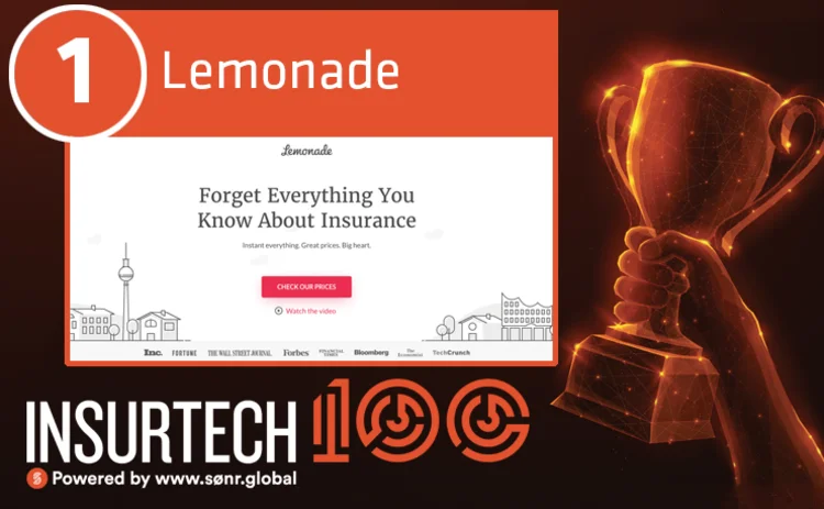 insurtech 100 landscape 1 Lemonade